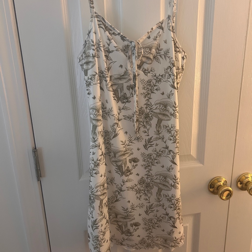 Floral Print Spaghetti Strap Dress